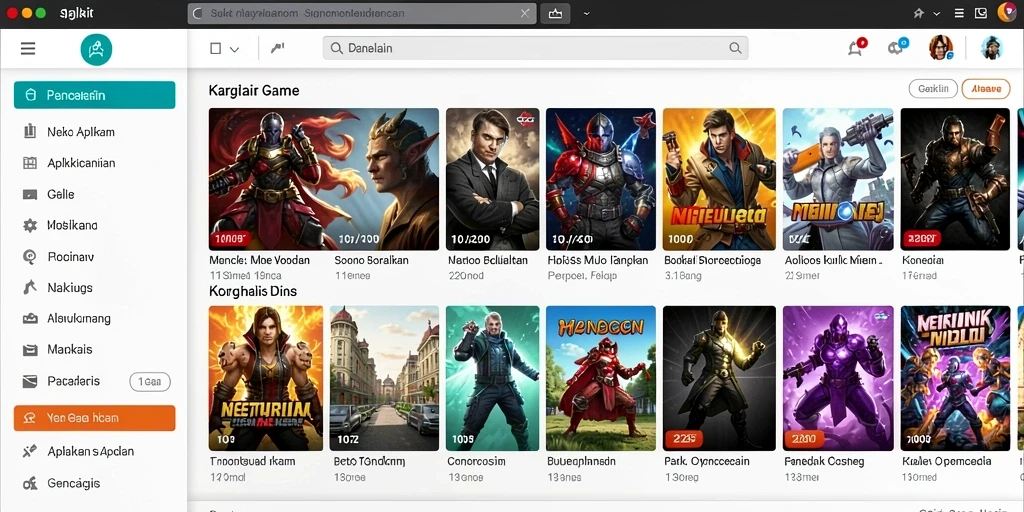 Berbagai pilihan permainan untuk semua selera.