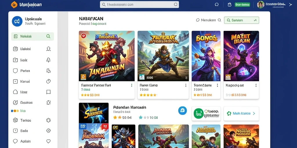 Beragam pilihan permainan yang menggugah selera